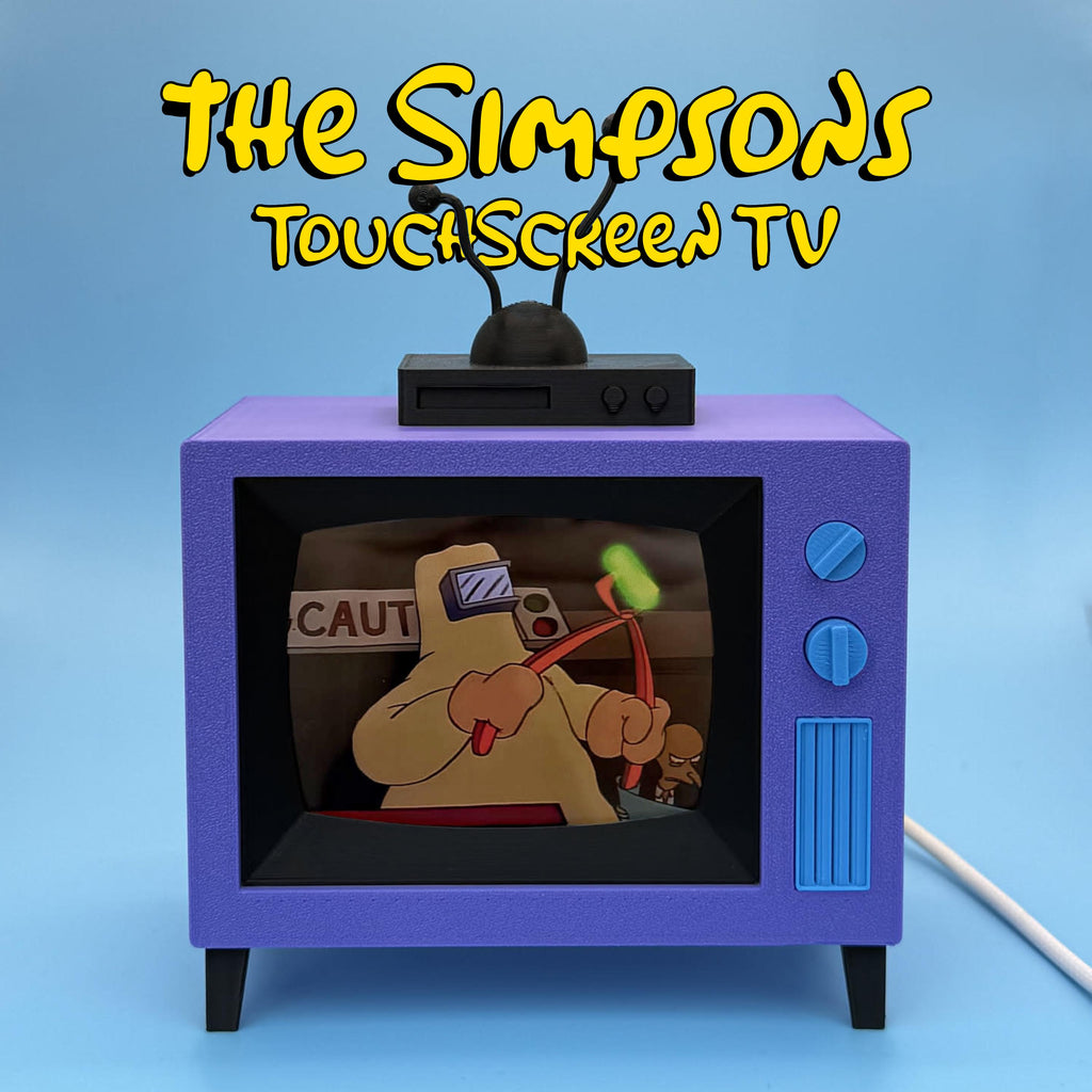 The Simpsons Touchscreen TV: Preloaded Shows, Plug & Play, SD Card Access, Upload Your Own Videos